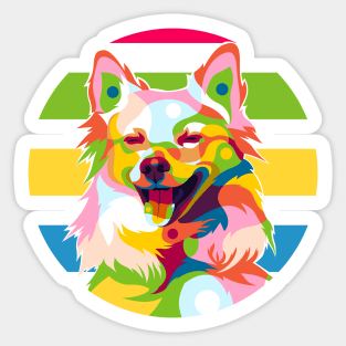 Cute Little Dog Expression Sticker